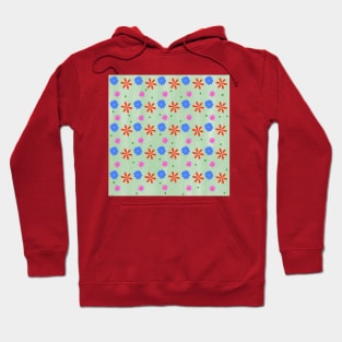 Flowery pattern Hoodie